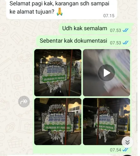 Pengiriman Papan Bunga Selamat Sarirejo Bogorejo