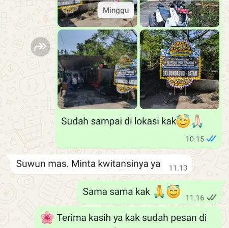 Pengiriman Papan Bunga Duka Sarirejo Bogorejo